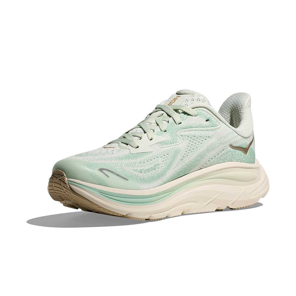 Youth Clifton 10 Running Shoe - Sea Glass/Truffle Salt - Regular (D)
