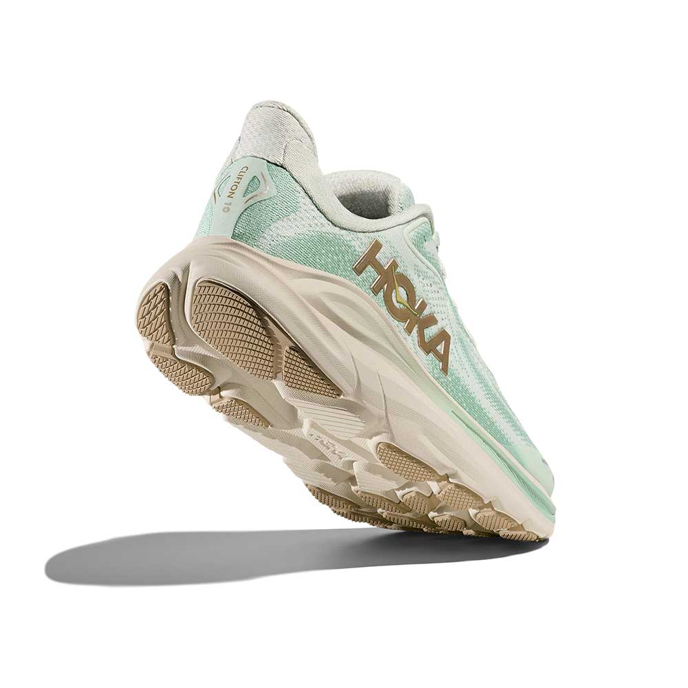 Youth Clifton 10 Running Shoe - Sea Glass/Truffle Salt - Regular (D)