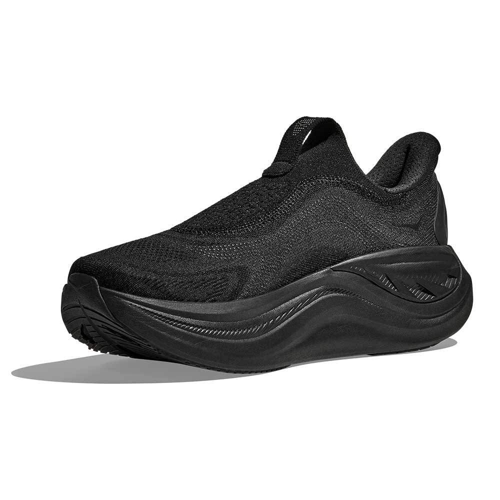 Women's Skyward Laceless Running Shoe - Black/Black - Regular (B)