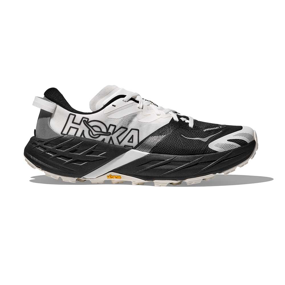 Women's Speedgoat 7 Trail Running Shoe - Black/White - Regular (B