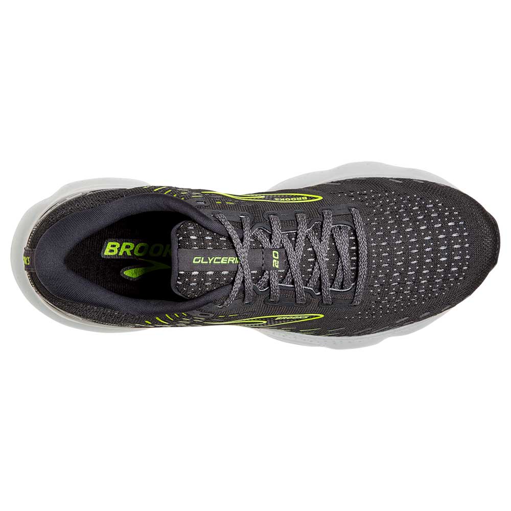 Women's Glycerin 20 Running Shoe - Ebony/White/Nightlife - Regular (B)
