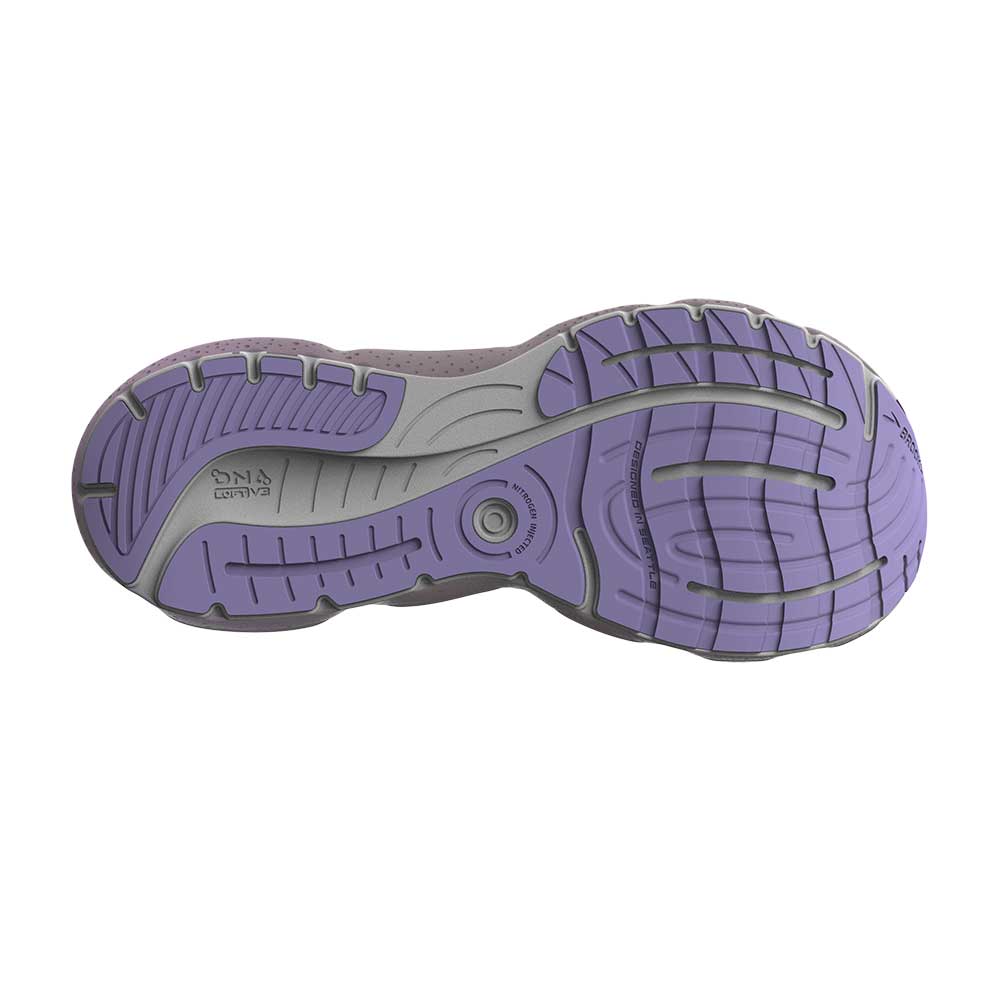 Women's Glycerin 20 Running Shoe - White/Orchid/Lavender - Regular (B)