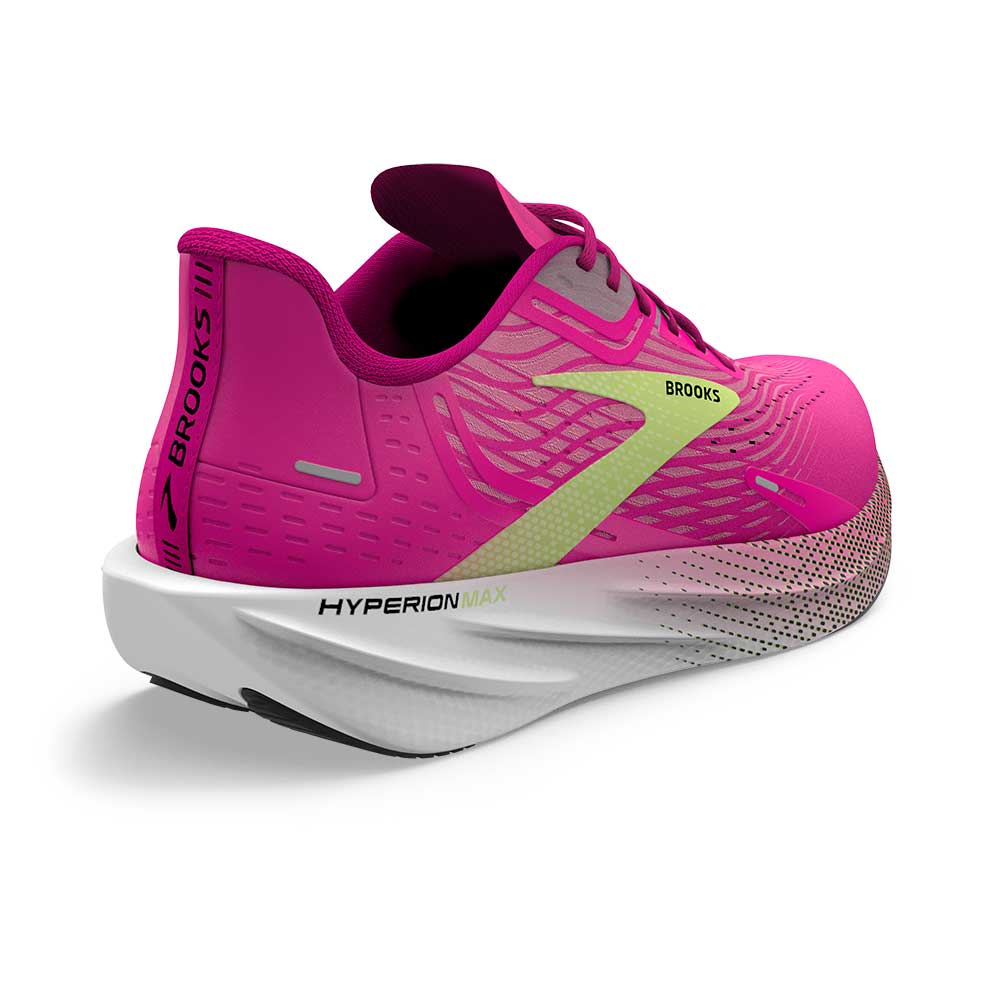 Women's Hyperion Max Running Shoe - Pink Glo/Green/Black - Regular (B)