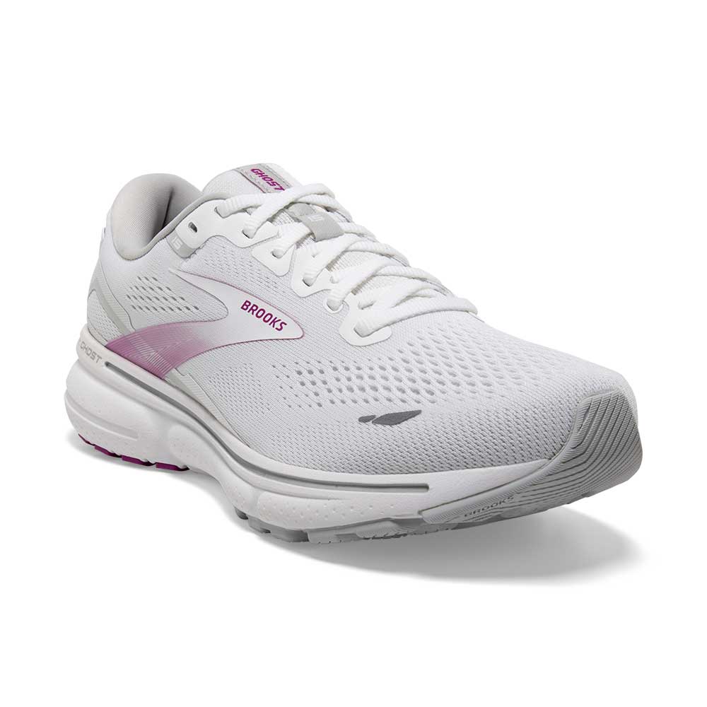 Women's Ghost 15 - White/Oyster/Viola