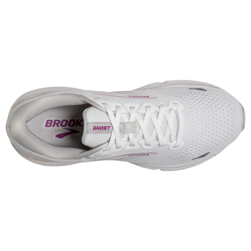 Women's Ghost 15 - White/Oyster/Viola
