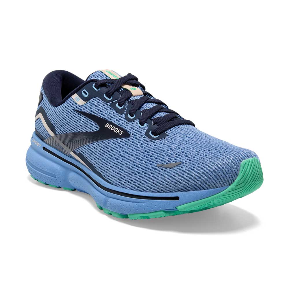 Women's Ghost 15 Running Shoe - Vista Blue/Peacoat/Linen - Regular (B)