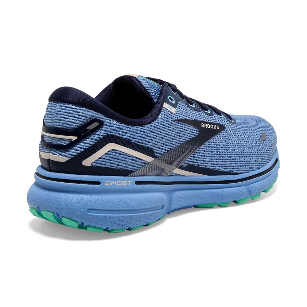 Women's Ghost 15 Running Shoe - Vista Blue/Peacoat/Linen - Regular (B)