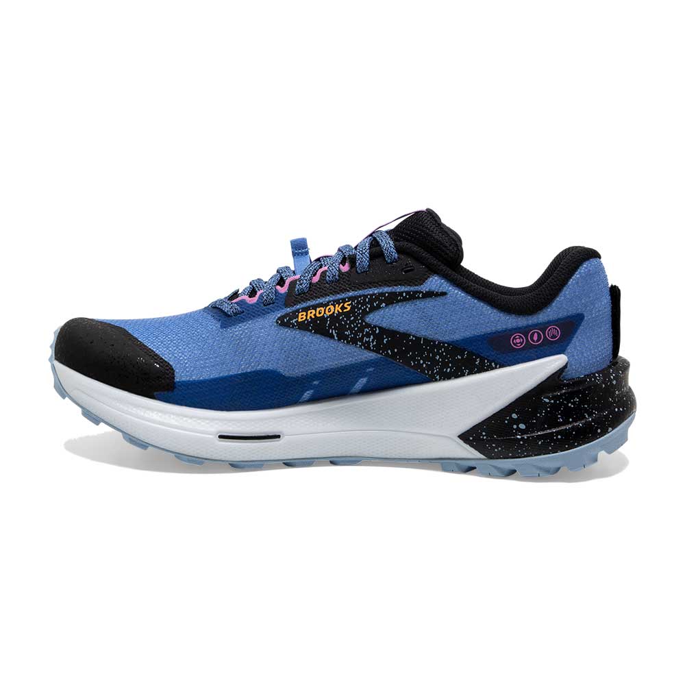 Women's Catamount 2 Trail Running Shoe - Blue/Black/Yellow - Regular (B)