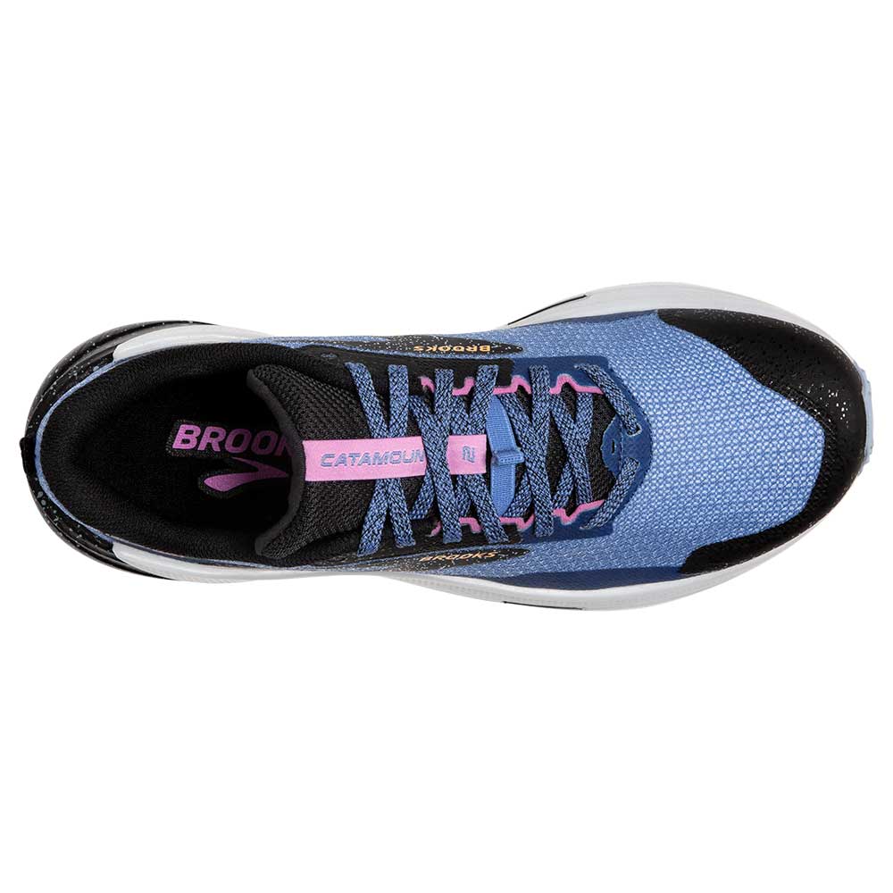 Women's Catamount 2 Trail Running Shoe - Blue/Black/Yellow - Regular (B)
