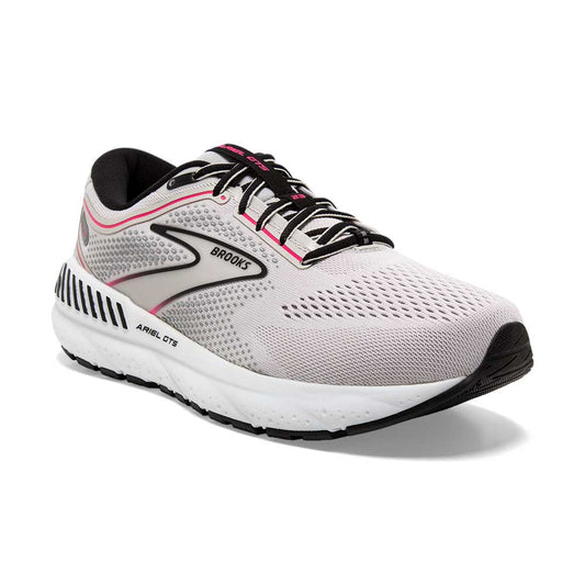 Women's Ariel GTS 23 Running Shoe - Grey/Black/Pink - Regular (B)