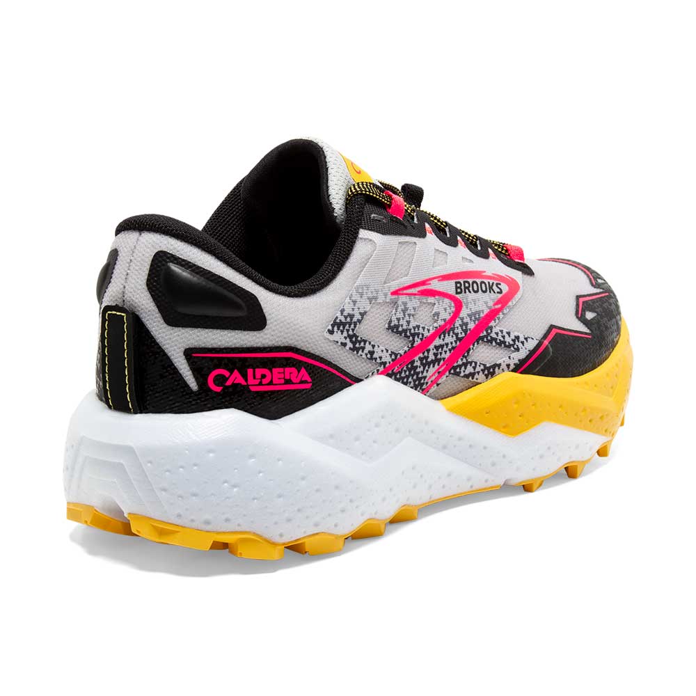 Women's Caldera 7 Trail Running Shoe - Lunar Rock/Lemon Chrome/Black - Regular (B)