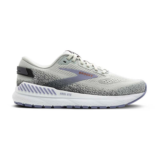 Women's Ariel GTS 24 Running Shoe - Mercury/Ebony/Sweet Lavender - Wide (D)