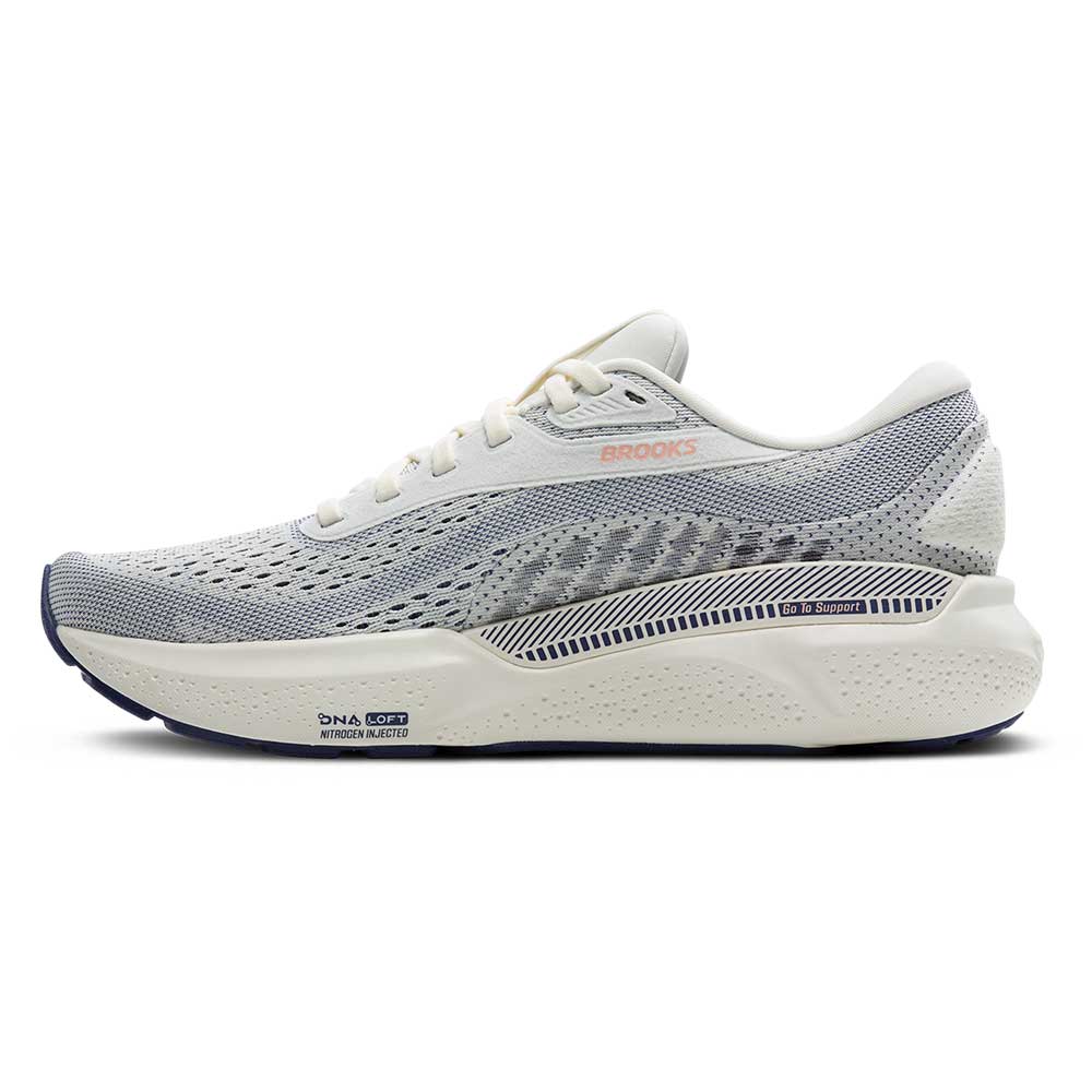 Women's Adrenaline GTS 24 Running Shoe - Grey/Blue Ribbon/Peach - Regular (B)
