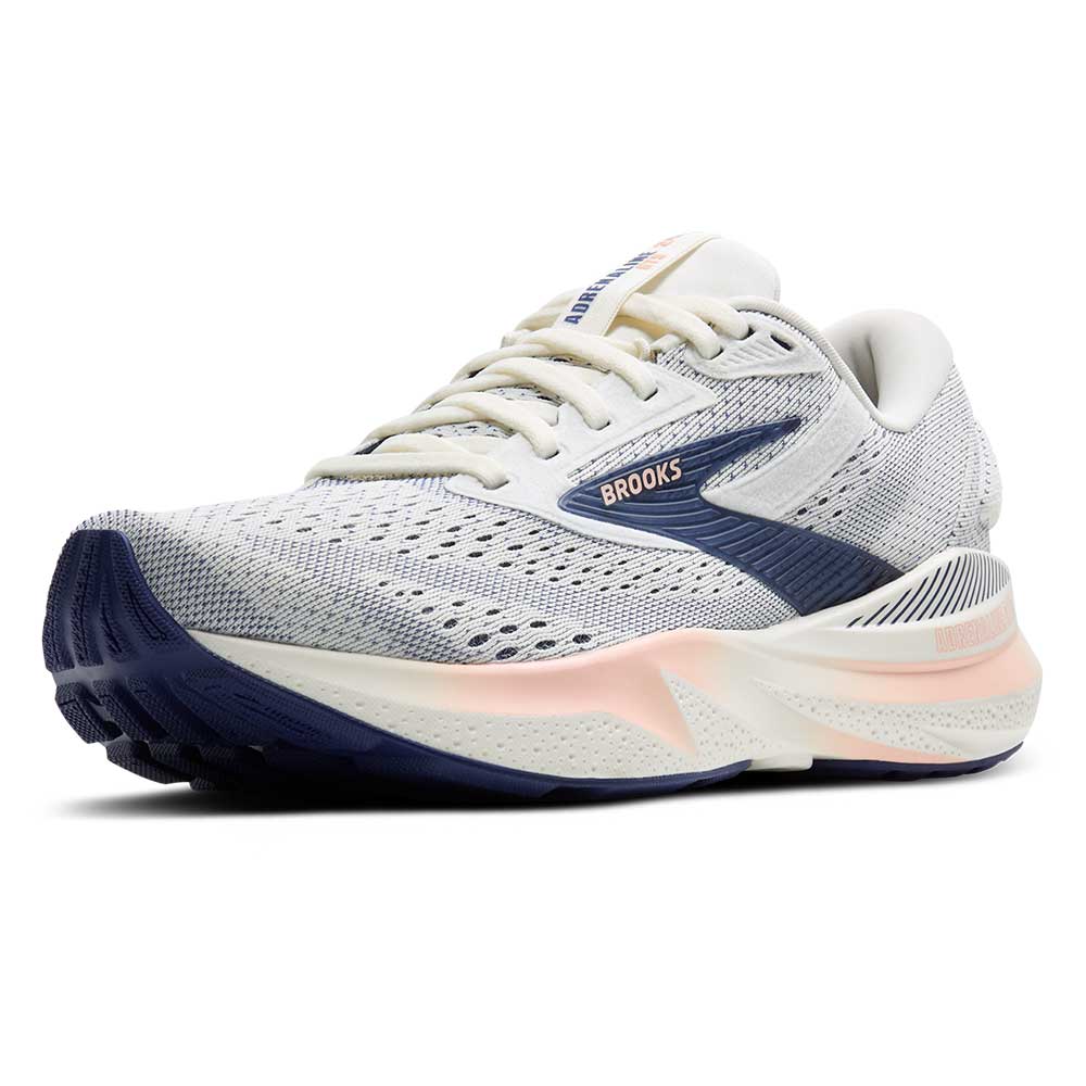 Women's Adrenaline GTS 24 Running Shoe - Grey/Blue Ribbon/Peach - Regular (B)