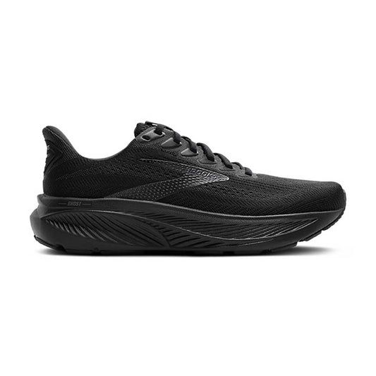 Women's Ghost 17 Running Shoe - Black/Black/Ebony - Wide (D)