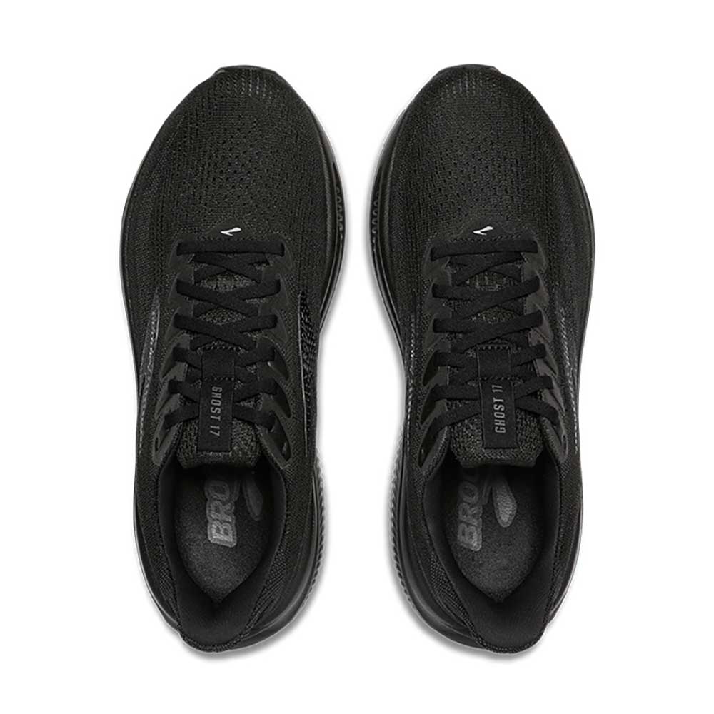 Women's Ghost 17 Running Shoe - Black/Black/Ebony - Regular (B)
