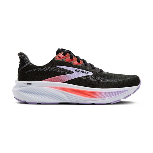 Women's Ghost 17 Running Shoe - Black/Purple/Coral - Regular (B)