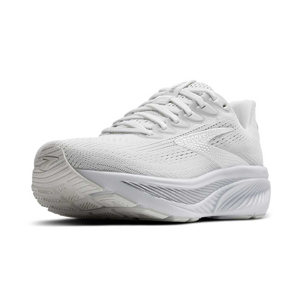Women's Ghost 17 Running Shoe - White/White/Grey - Regular (B)