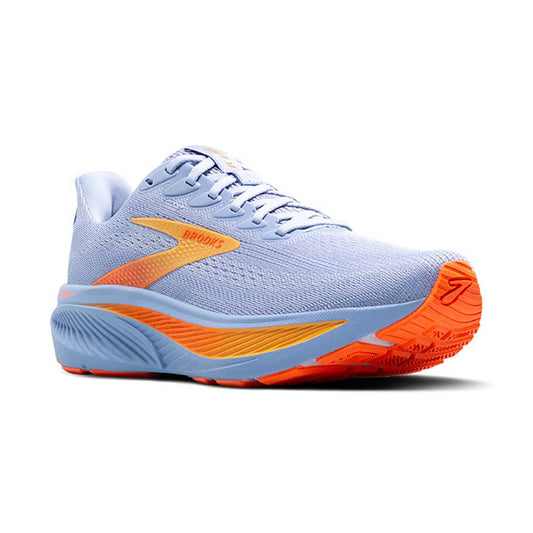 Women's Ghost 17 Running Shoe - Blue Heron/White/Orange - Regular (B)