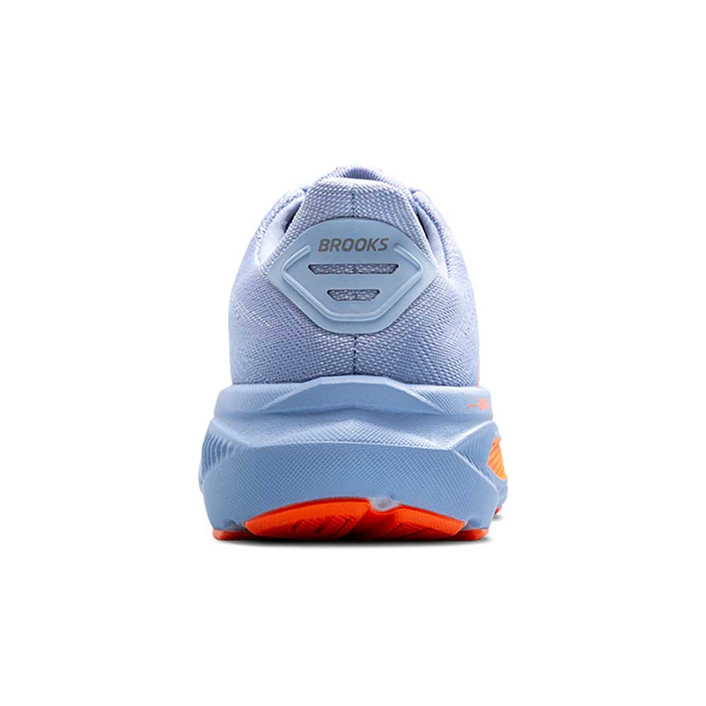 Women's Ghost 17 Running Shoe - Blue Heron/White/Orange - Regular (B)