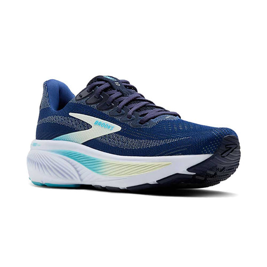 Women's Ghost 17 Running Shoe - Navy/Green/Turquoise - Regular (B)