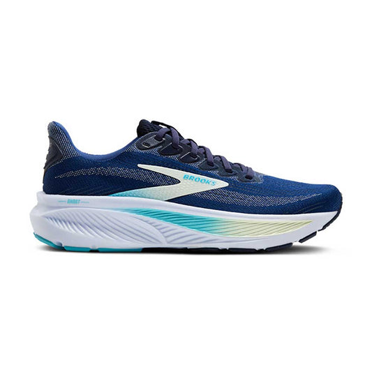 Women's Ghost 17 Running Shoe - Navy/Green/Turquoise - Regular (B)
