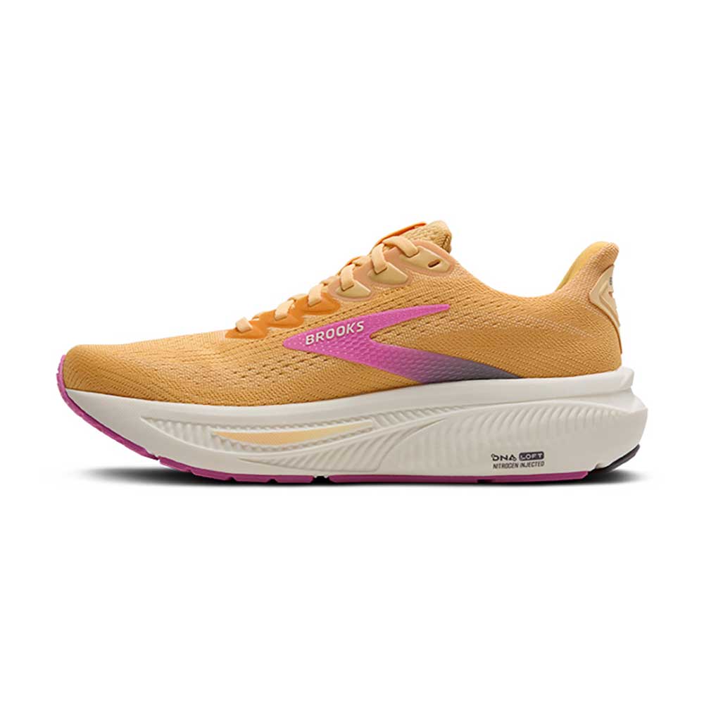 Women's Ghost 17 Running Shoe - Apricot/Grey/Pink - Regular (B)