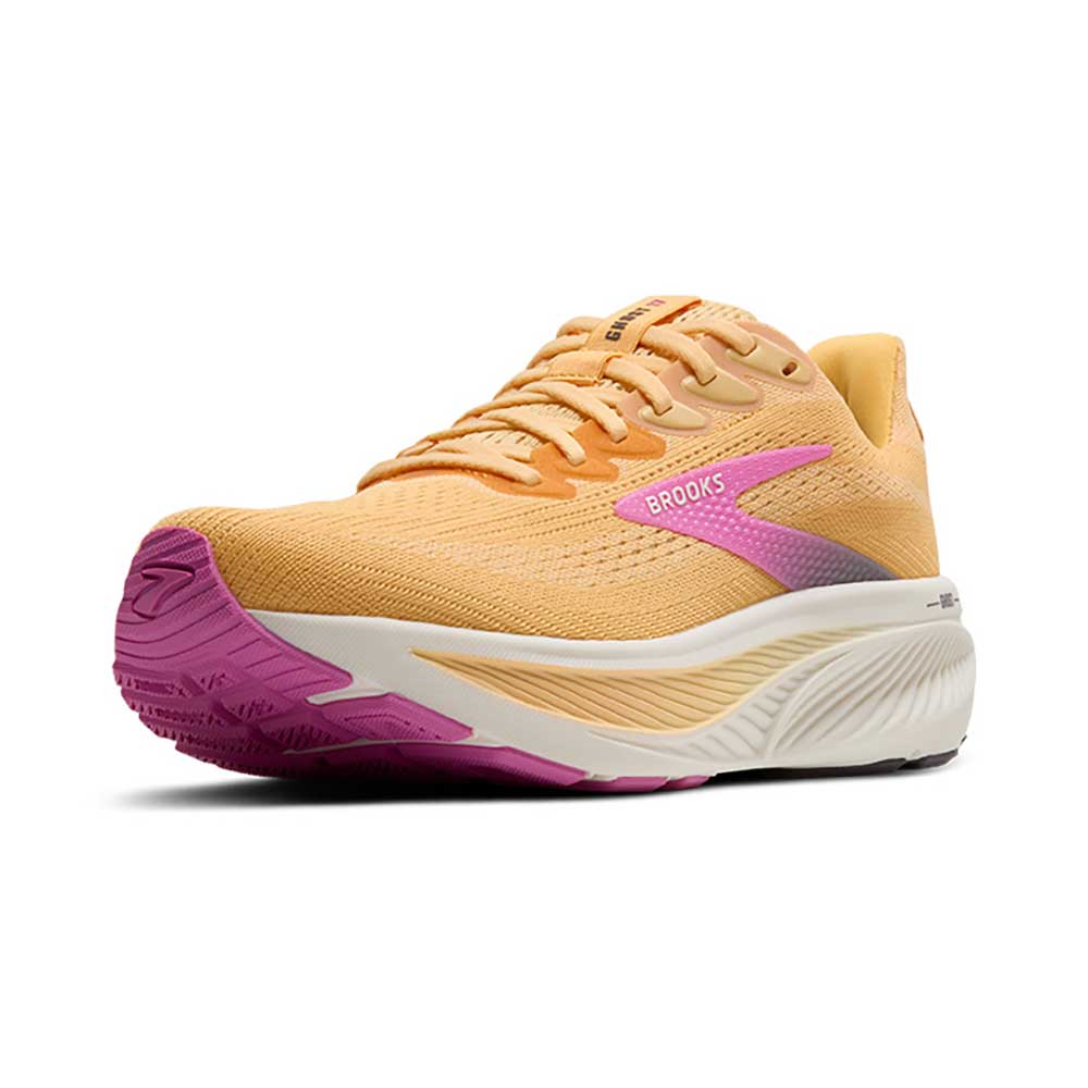 Women's Ghost 17 Running Shoe - Apricot/Grey/Pink - Regular (B)