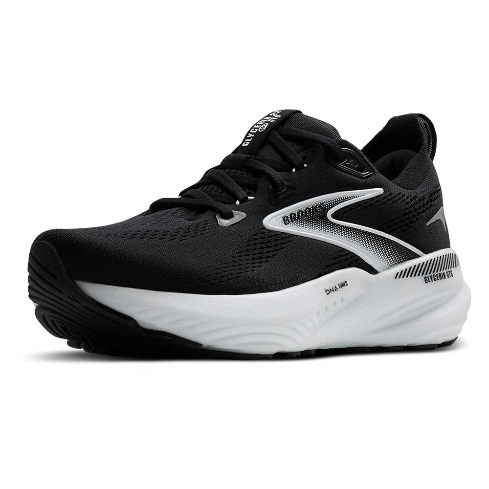 Women's Glycerin GTS 22 Running Shoe - Black/Grey/White - Regular (B)