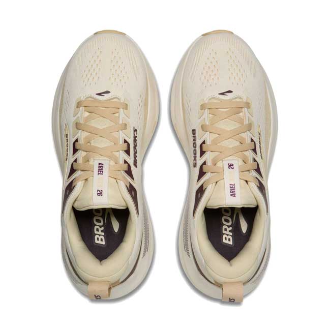 Women's Ariel GTS 26 - Coconut/Sand/Potent Purple - Wide (D)