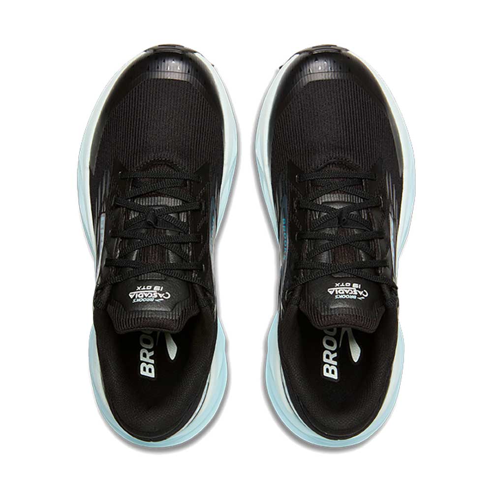 Women's Cascadia 19 GTX - Black/Ebony/Blue Flower - Regular (B)