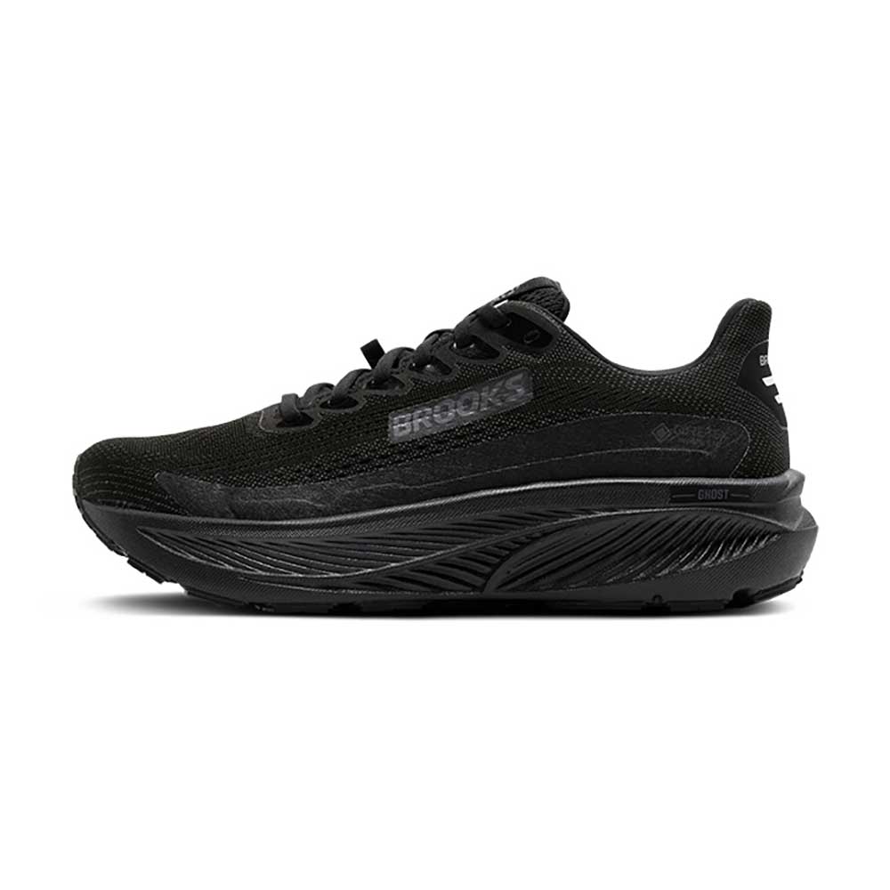 Women's Ghost 17 GTX Running Shoe - Black/Black/Ebony - Regular (B)