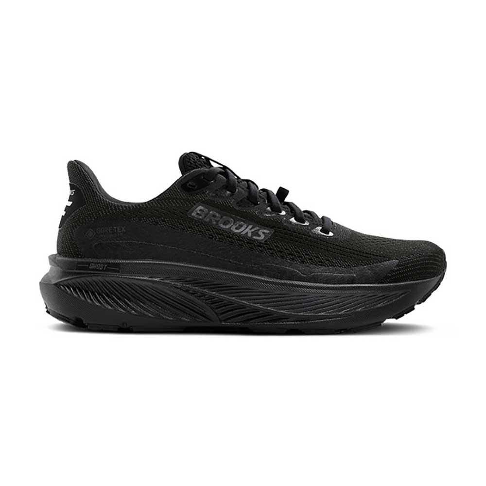 Women's Ghost 17 GTX Running Shoe - Black/Black/Ebony - Regular (B)
