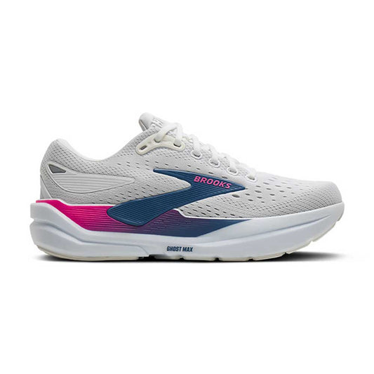Women's Ghost Max 3 Running Shoe - White/Moonlight/Pink - Regular (B)