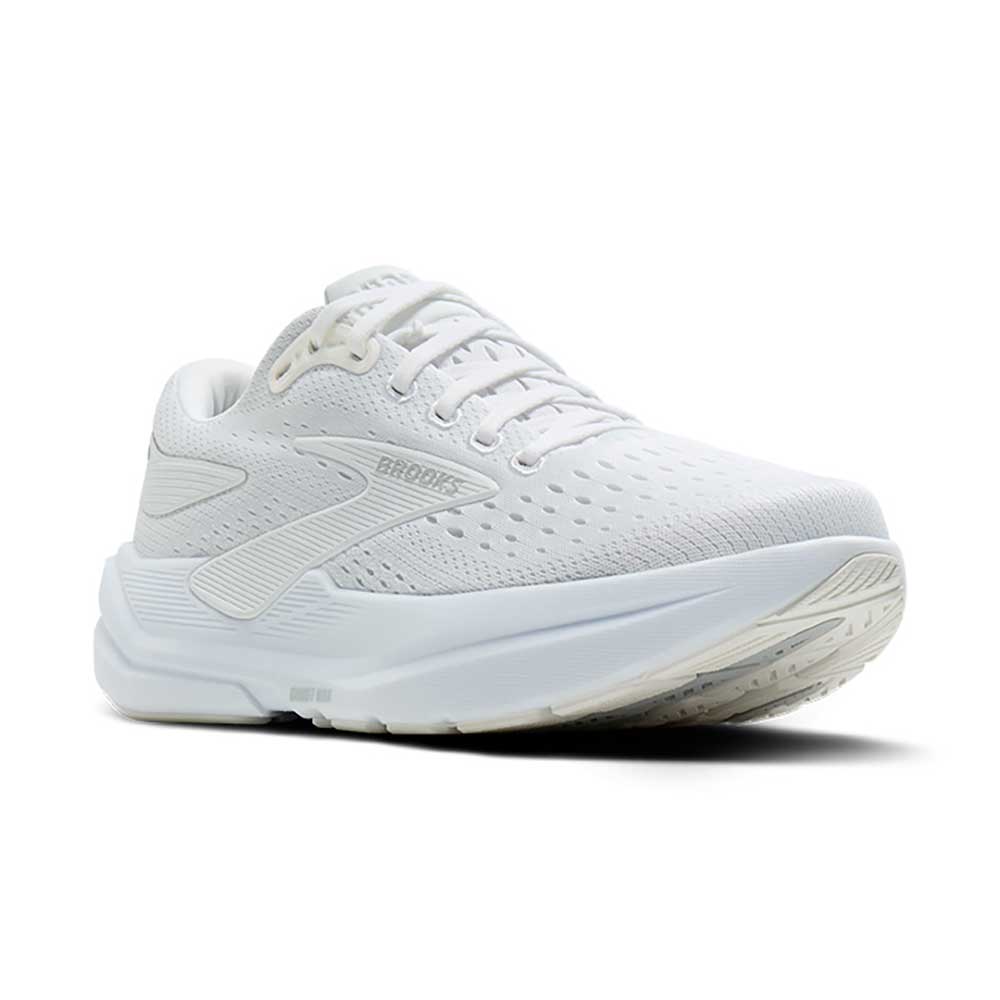 Women's Ghost Max 3 Running Shoe - White/White - Wide (D)