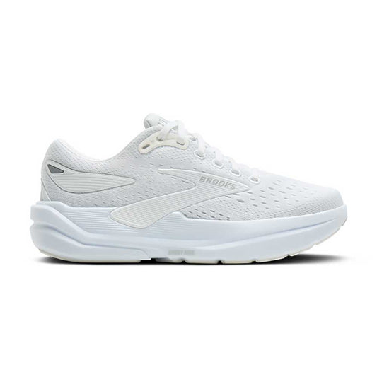 Women's Ghost Max 3 Running Shoe - White/White - Wide (D)