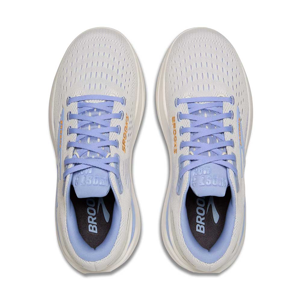 Women's Ghost Max 3 Running Shoe - Coconut/Blue Heron/Orange - Regular (B)