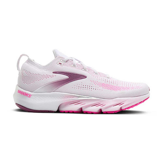 Women's Glycerin Flex Running Shoe - White/Cyber Pink/Argyle - Regular (B)