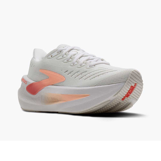 Women's Glycerin Max 2 Running Shoe - White/Coral/Peach - Regular (B)