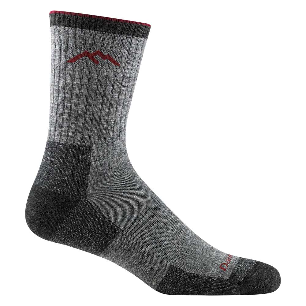 Men's Hiker Micro Crew Midweight Cushion - Charcoal