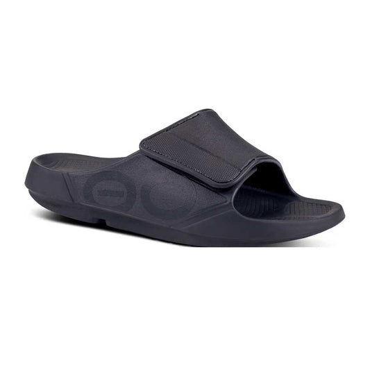 Unisex OOahh Sport Flex Slide - Black Matte - Regular (D)