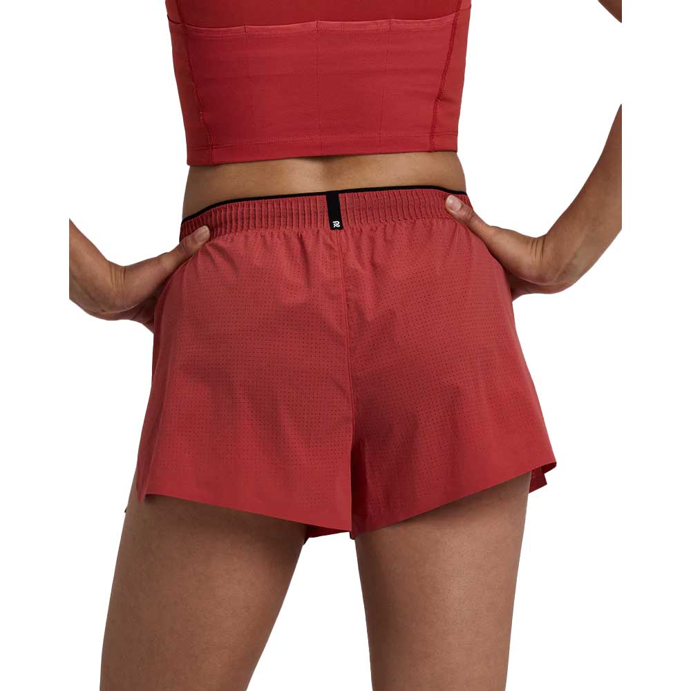 Women's Vento Bonded Ridge Waistband Split Short - Rusted Apricot