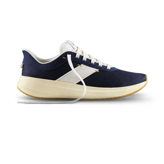 All Gender Eliot Runner Running Shoe - Navy/ Ivory - Regular (D)