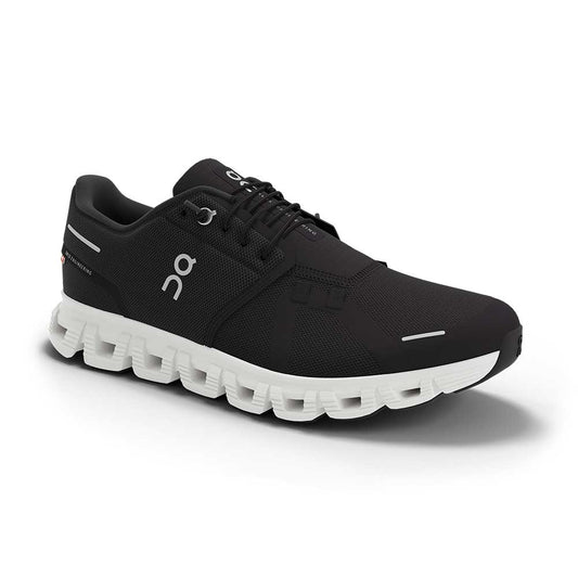 Men's Cloud 6 Running Shoe - Black/White - Regular (D)