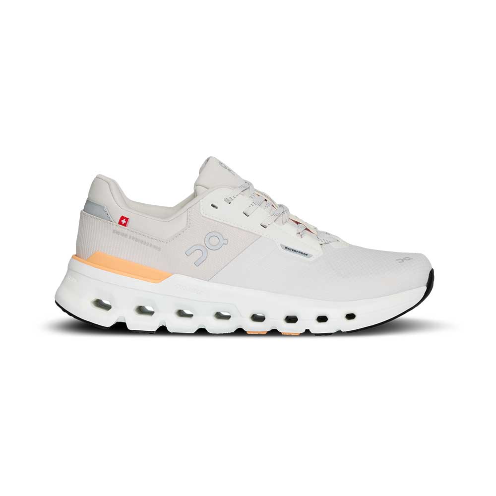 Women's Cloudrunner 2 Waterproof Running Shoe- Wolf/Tangerine - Regular (B)