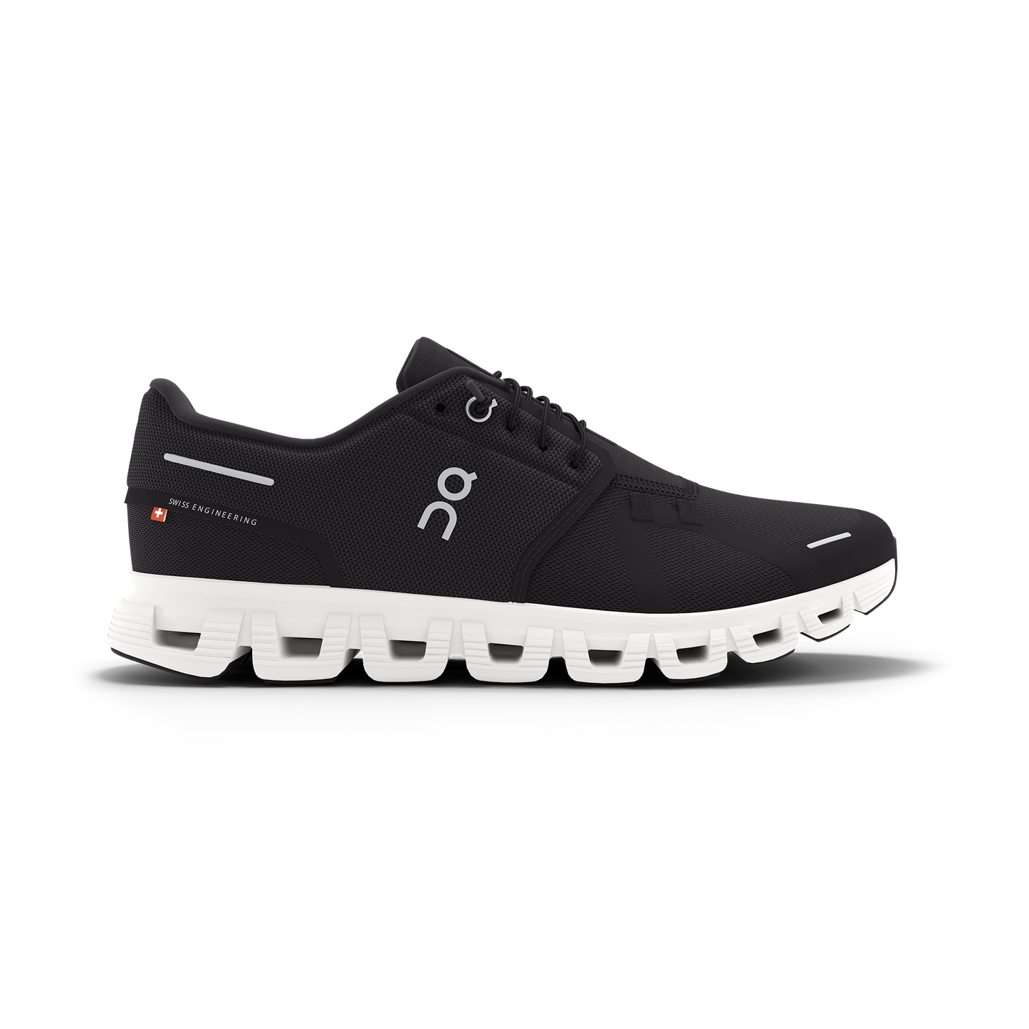 Women's Cloud 6 Running Shoe - Black/White - Regular (B)