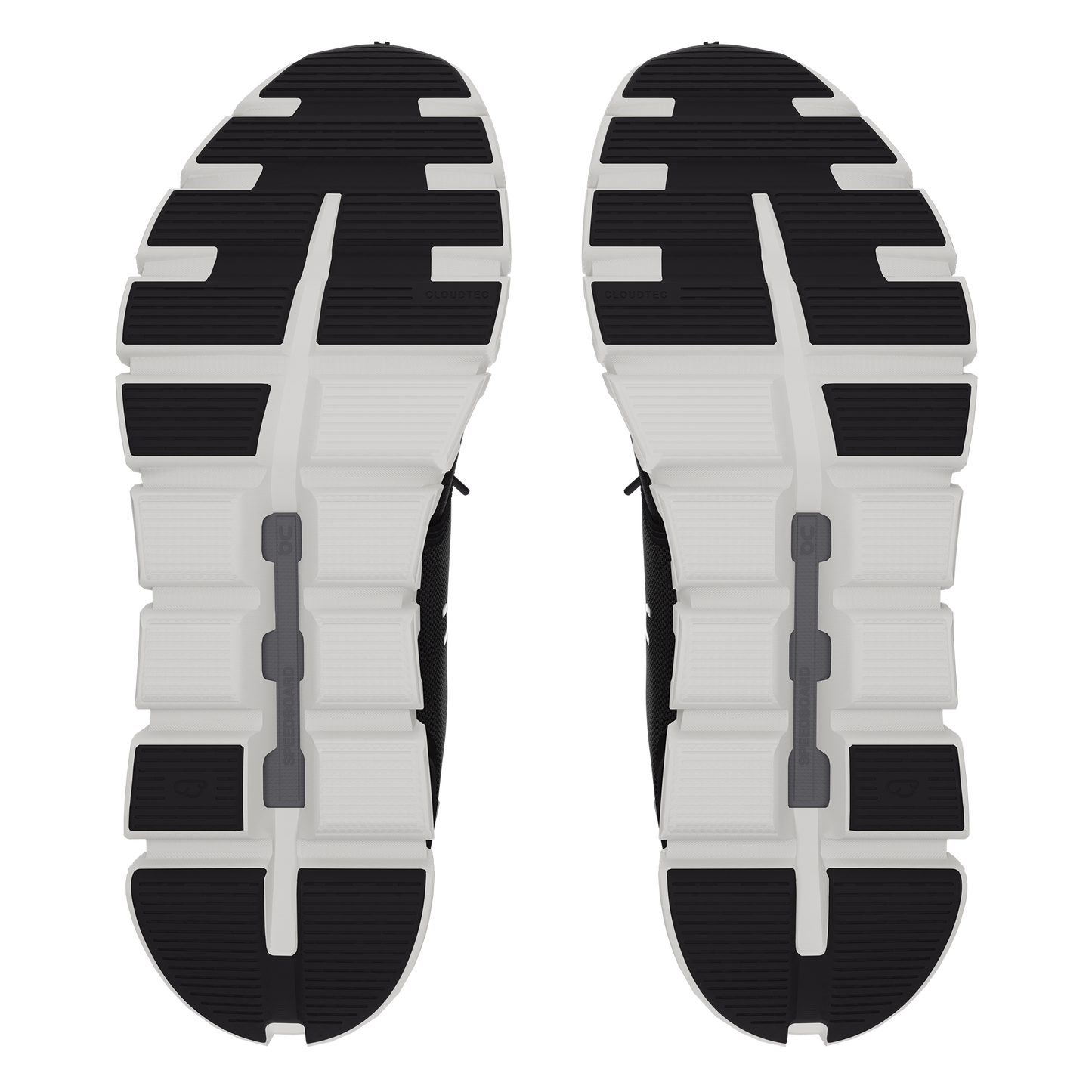 Women's Cloud 6 Running Shoe - Black/White - Regular (B)