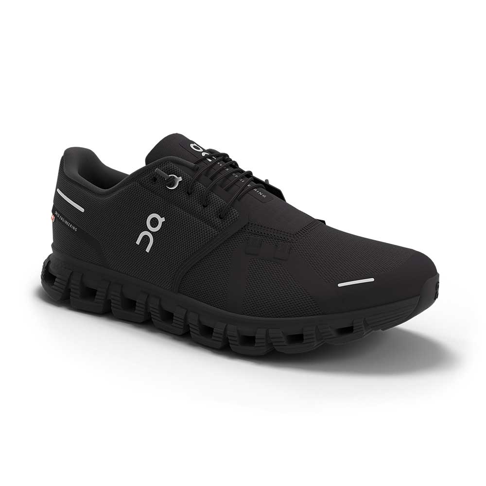 Women's Cloud 6 Running Shoe - Black/Black - Regular (B)