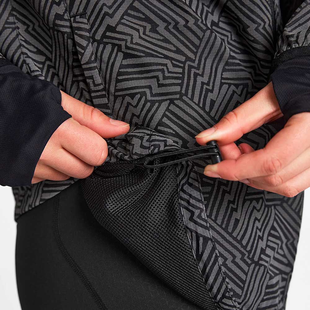 Women's Reflective Blaze Jacket - Black AOP