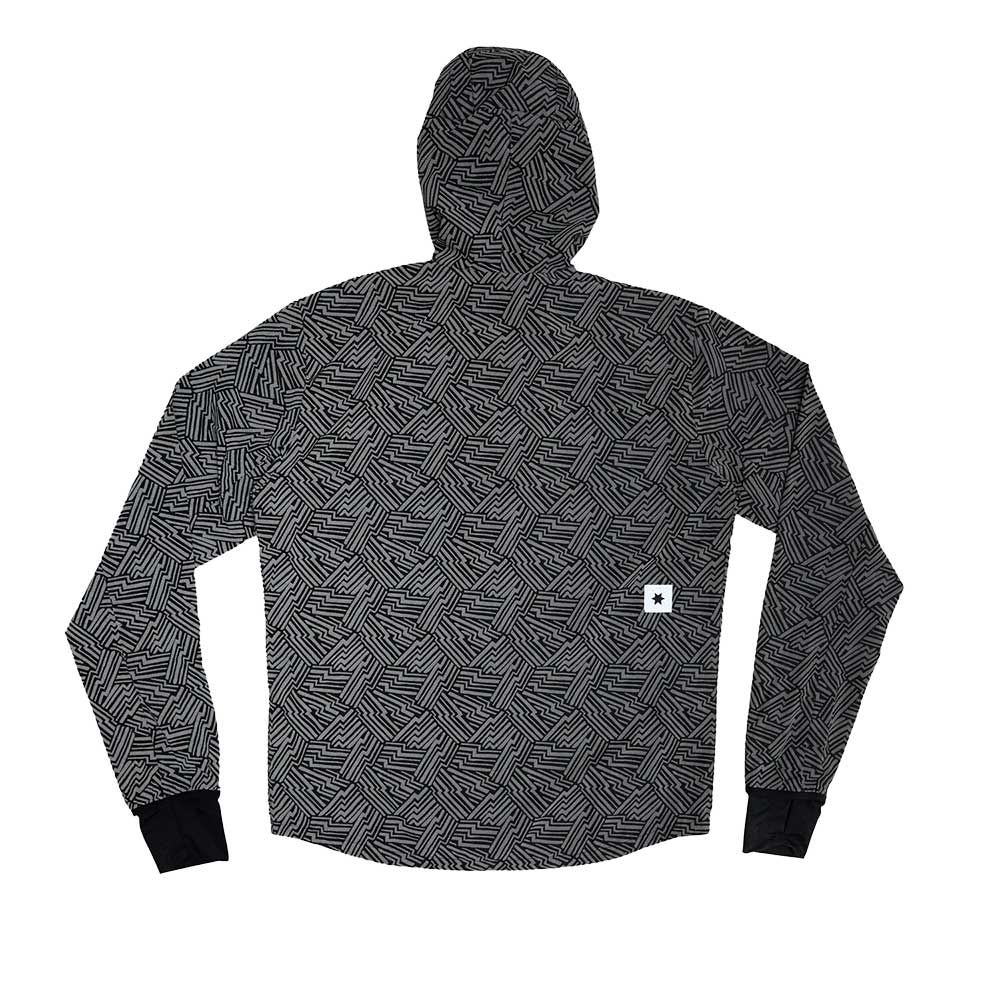 Men's Reflective Blaze Jacket - Black AOP